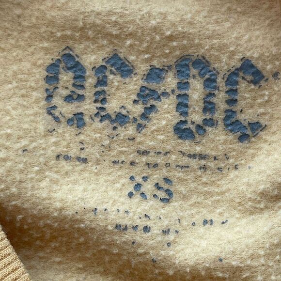 VINTAGE AC/DC Pullover Sweatshirt, XS - Picture 3 of 7